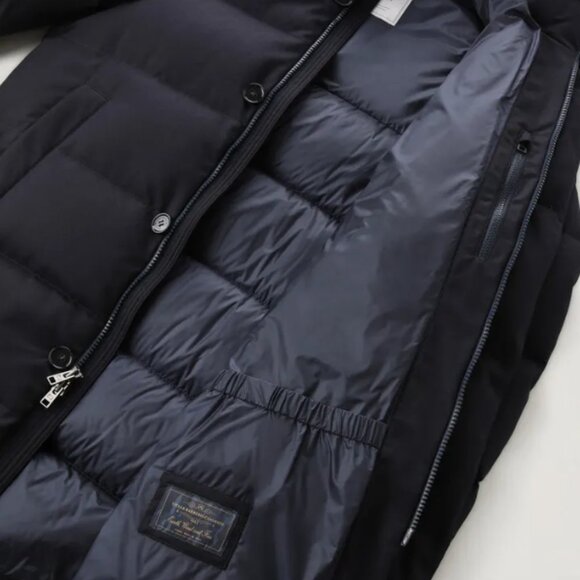 $1,540! RARE NEW Men's Woolrich Luxe Long Parka in Vitale Barberis Canonico Wool - Picture 3 of 7